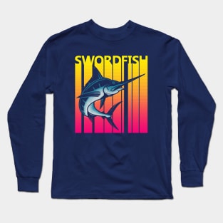 Funny Fishing Gift Swordfish Long Sleeve T-Shirt